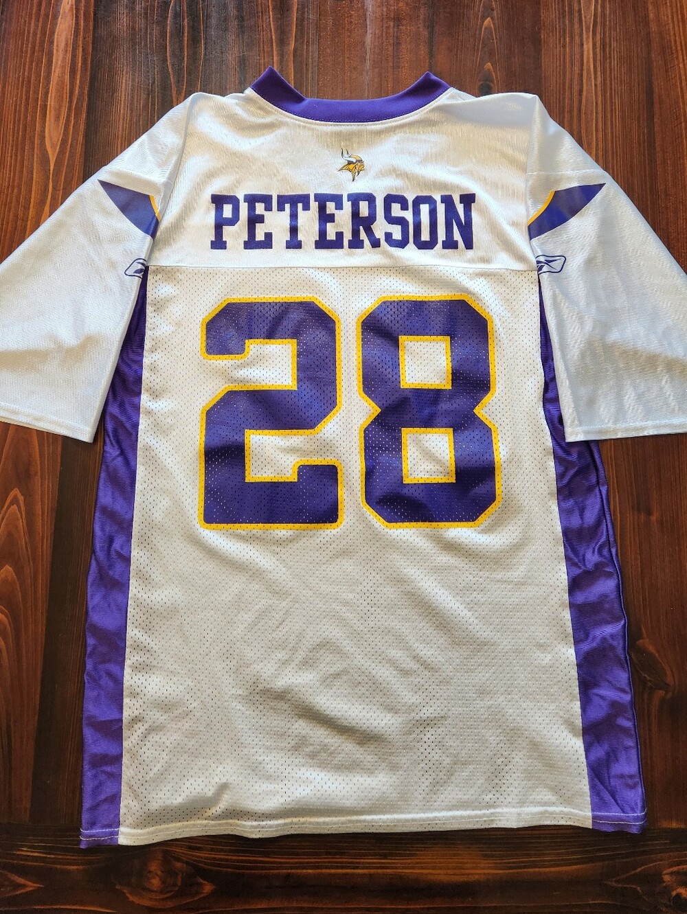 Reebok 2008 #28 Adrian Peterson Minnesota Vikings Away Football Jersey - Size M - Picture 4 of 9